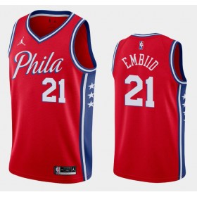 Maglia Philadelphia 76ers Joel Embiid 21 2020-21 Jordan Brand Statement Edition Swingman - Uomo